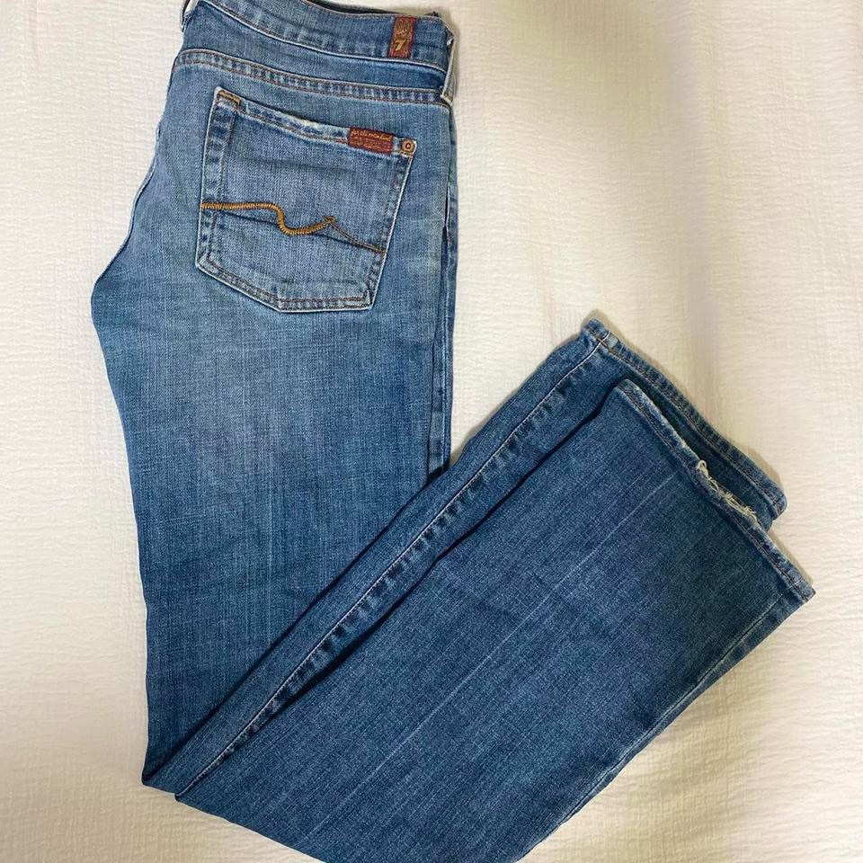 7 For All Man Kind Low Rise Bootcute Jeans Size 28/5
